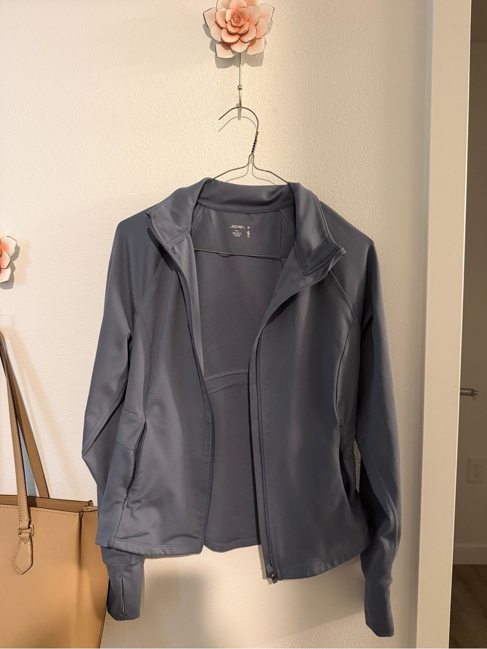 Jockey Slate Blue Full-Zip Utility Jacket